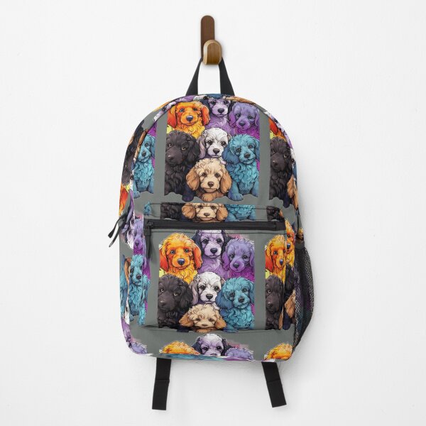 Item preview, Seven Multi-coloured Whimsical and Lovable Poodle Puppies 	 	 designed and sold by tacoxlafb13.