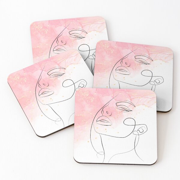 Item preview, Line Art Drawing Woman outline Wall Art designed and sold by PodXDesigns.