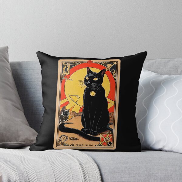 Item preview, the sun tarot card - black cat designed and sold by chicagocat80s.