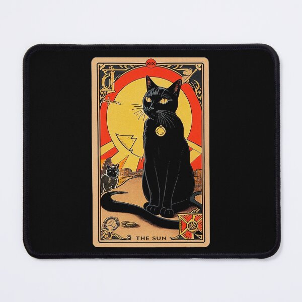 Item preview, the sun tarot card - black cat designed and sold by chicagocat80s.
