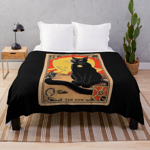 Item preview, the sun tarot card - black cat designed and sold by chicagocat80s.