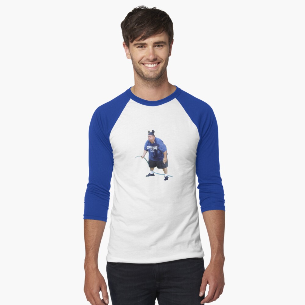 TheLaborCamp Dodgers / Charles Bukowski 3/4 Sleeve Baseball Tee