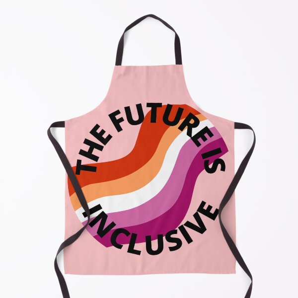 Item preview, The Future Is Inclusive Lesbian Pride Pink designed and sold by Wanderior.