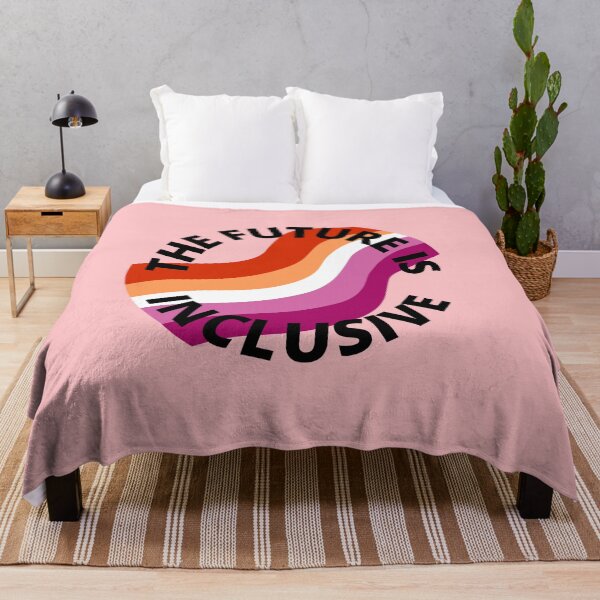 Item preview, The Future Is Inclusive Lesbian Pride Pink designed and sold by Wanderior.