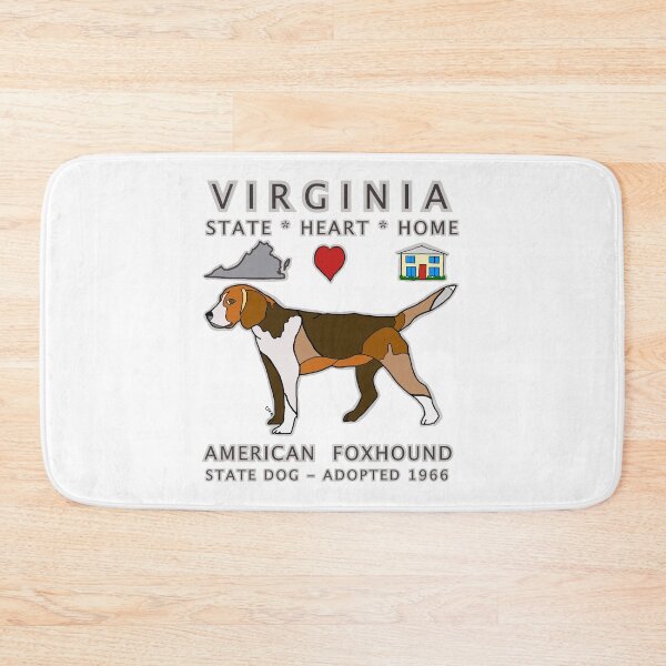 Item preview, Virginia - American Foxhound - State, Heart, Home - state symbols designed and sold by Colleen Macomber.