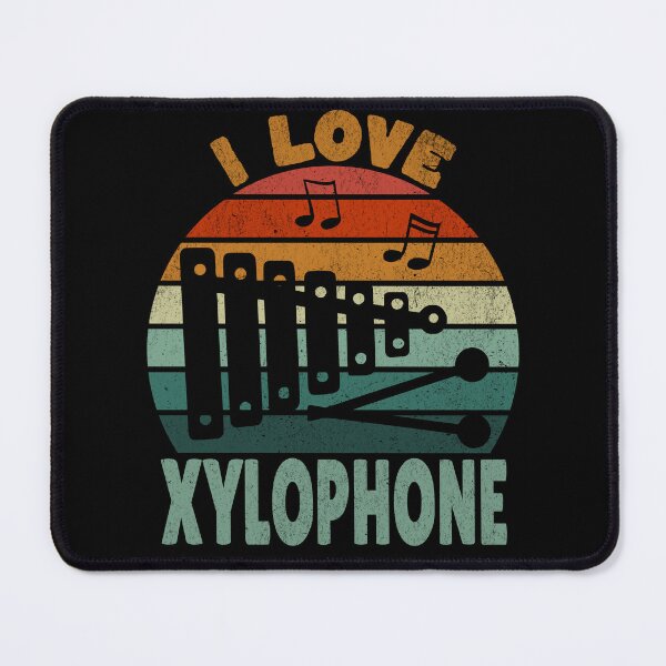 Item preview, I Love Xylophone - Vintage Sunset Silhouette Design designed and sold by Zandalus.