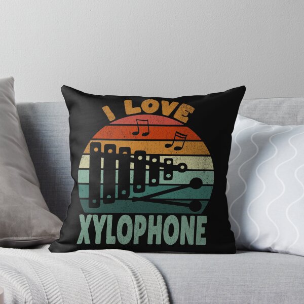 Item preview, I Love Xylophone - Vintage Sunset Silhouette Design designed and sold by Zandalus.