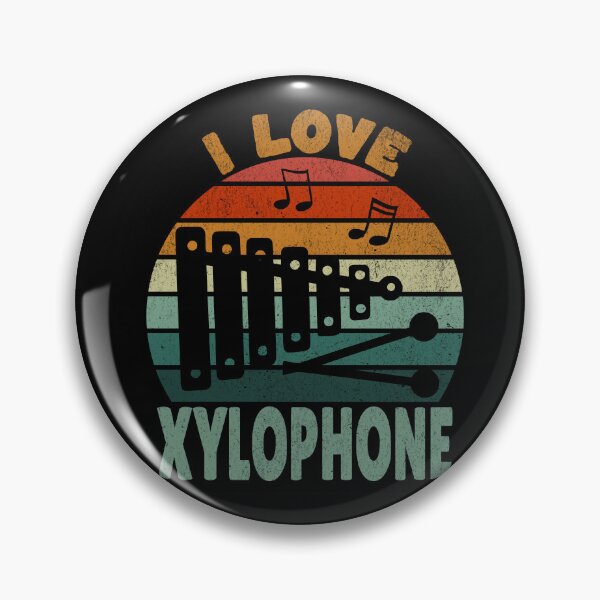 Item preview, I Love Xylophone - Vintage Sunset Silhouette Design designed and sold by Zandalus.