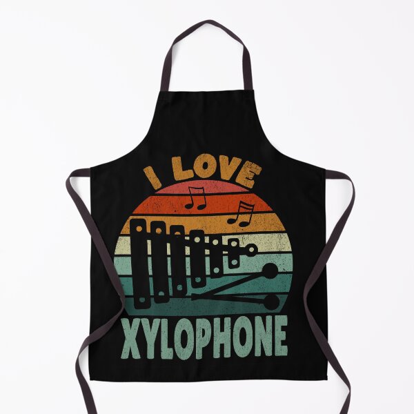 Item preview, I Love Xylophone - Vintage Sunset Silhouette Design designed and sold by Zandalus.