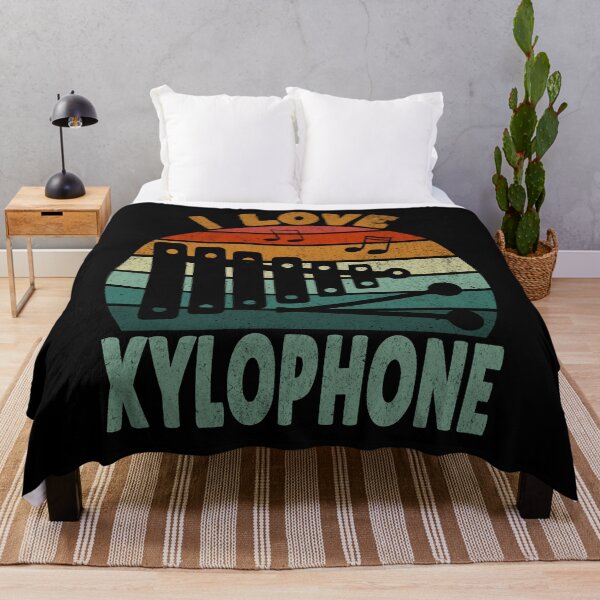 Item preview, I Love Xylophone - Vintage Sunset Silhouette Design designed and sold by Zandalus.