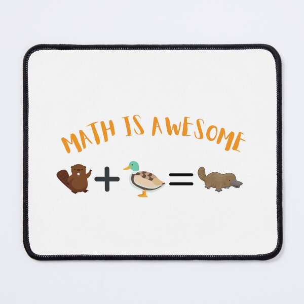 Item preview, Math is Awesome Platypus  designed and sold by StrongholdFit.