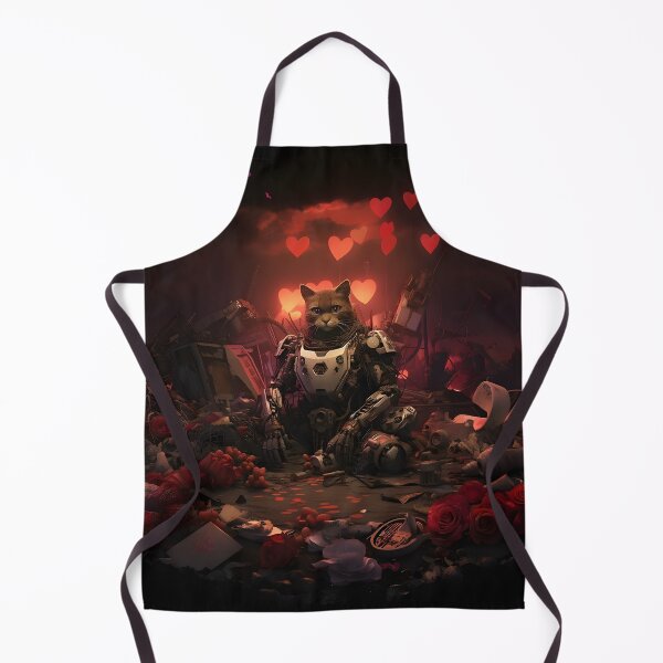 Item preview, Love, Cats, and Robots designed and sold by Justpurrs.