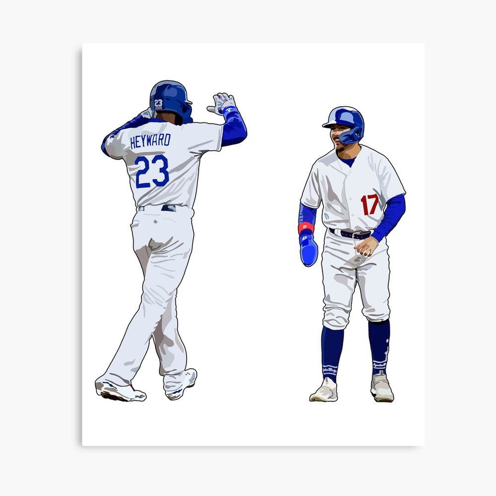 David Peralta baseball Paper Poster Dodgers 7 - David Peralta - Long Sleeve  T-Shirt