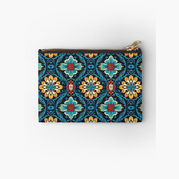 Artikelvorschau, Ottoman Palace Designs dunkelgrüne Blumenfliese entworfen und verkauft von Ottoman Palace Designs.