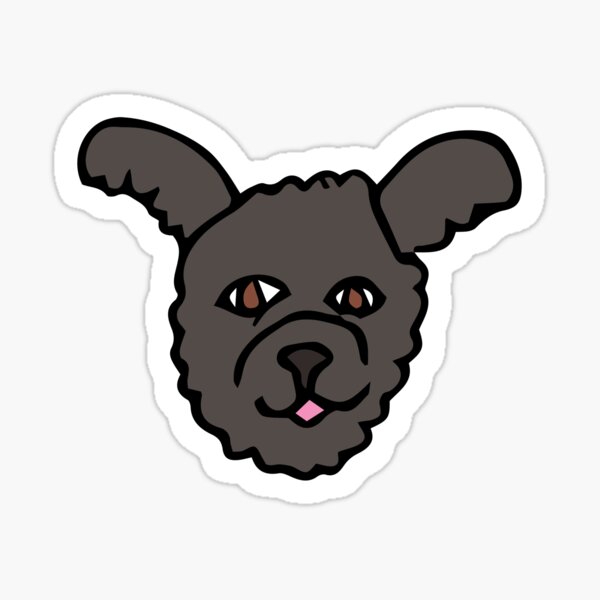 Item preview, Pumi-Hund-Cartoon-Zeichnung designed and sold by MimiJaneCo.