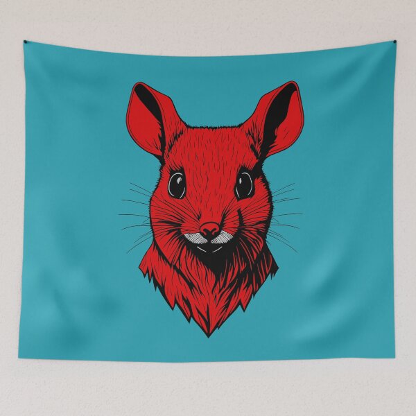 Item preview, cute red mouse designed and sold by KOKOTART.
