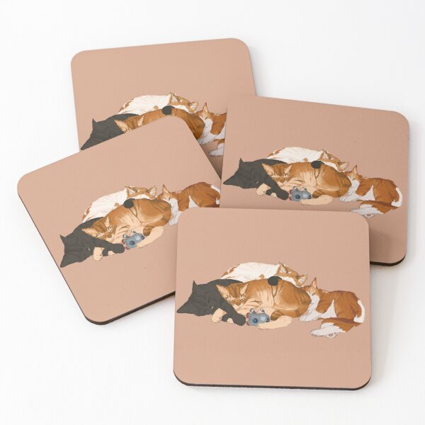 Item preview, stray game family snuggle pile designed and sold by sin0phodon.