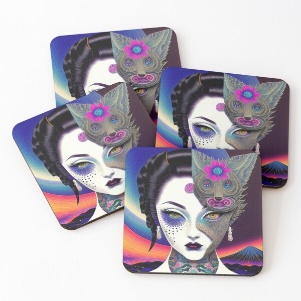 Item preview, Preppy goth Hokusai  designed and sold by Roxburylane.