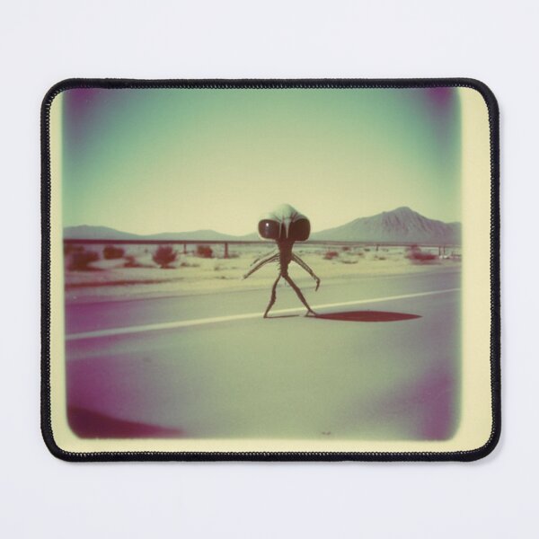 Item preview, An alien leaving area 51 designed and sold by Paul Morar.