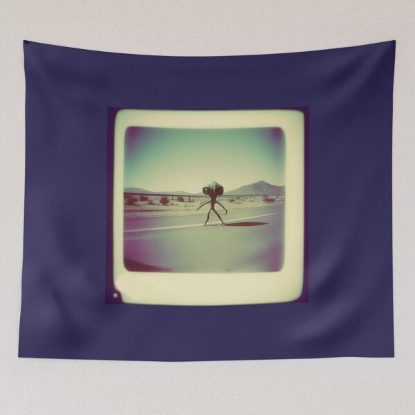 Item preview, An alien leaving area 51 designed and sold by Paul Morar.