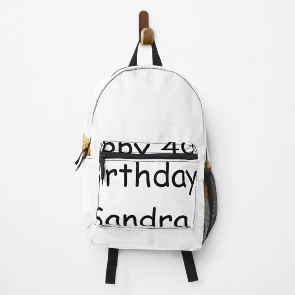 Item preview, Happy 40th Birthday Sandra Bumper Sticker designed and sold by casserolestan.