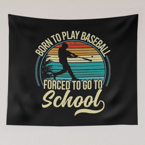 Item preview, Born To Play Baseball designed and sold by MoreAwesomeTees.