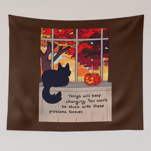 Item preview, Things Will Keep Changing Calming Fall Scene 	 	 designed and sold by hukkaawkeds11.