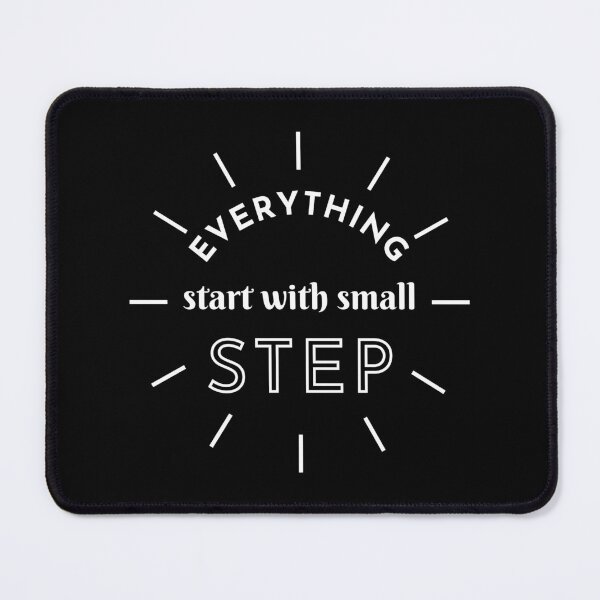 Item preview, Everything Start With Small Step designed and sold by RosmirStore.