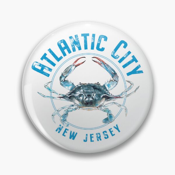 Item preview, Atlantic City New Jersey Blue Crab Design designed and sold by Futurebeachbum.