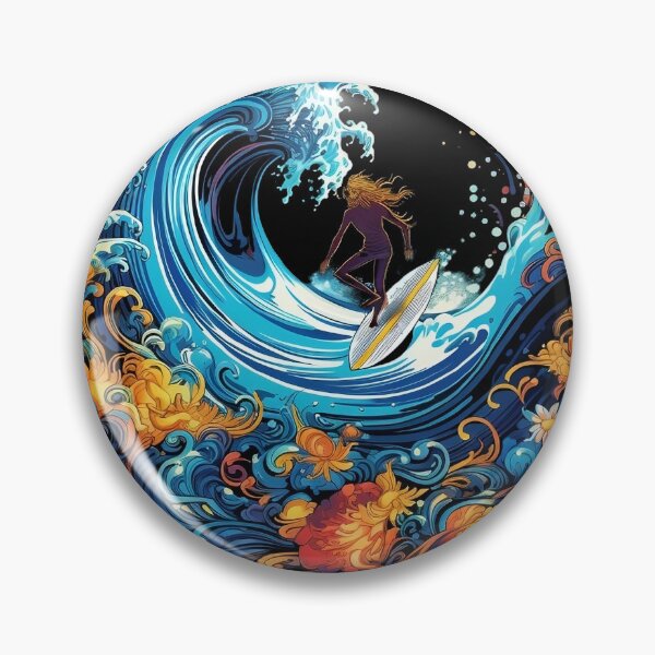 Item preview, Psychedelic Wave Rider: Oceanic Journey designed and sold by PsyCloth.
