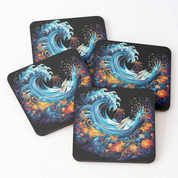 Item preview, Psychedelic Wave Rider: Oceanic Journey designed and sold by PsyCloth.