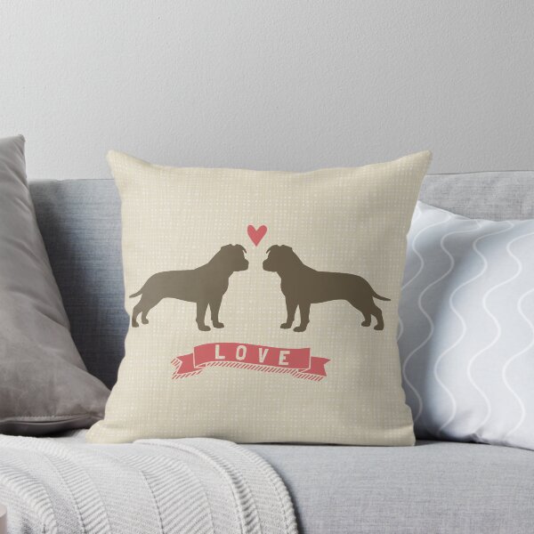 Item preview, American Staffordshire Terriers in Love | AmStaffs with Heart designed and sold by Jenn Inashvili.
