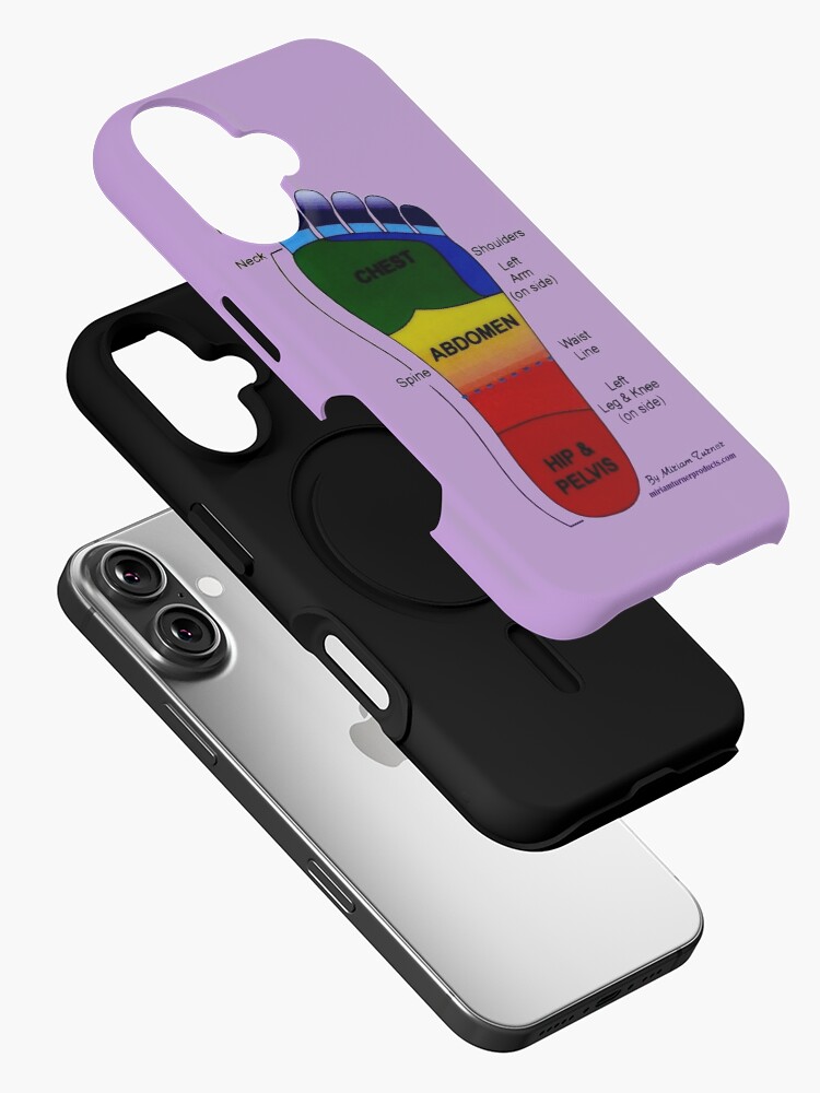 Thumbnail 2 of 4, iPhone Case, Reflexology Foot designed and sold by elpenmaster.