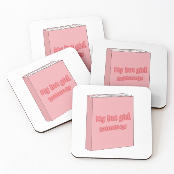 Item preview, My hot girl summer pink book cover  designed and sold by Artbymanu.