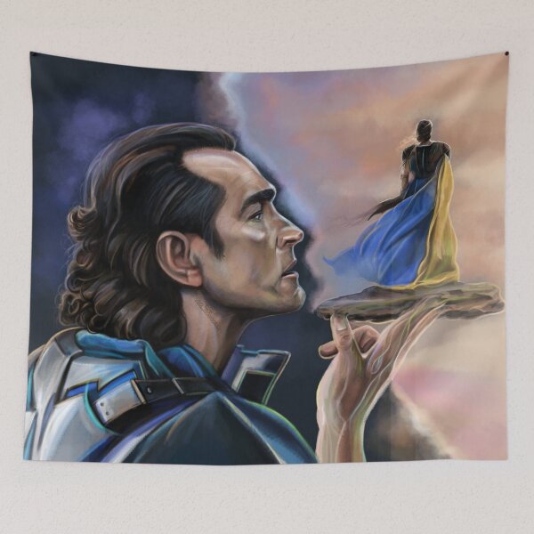 Item preview, Lee Pace Split Heavens Painting designed and sold by AK-Hevonen.