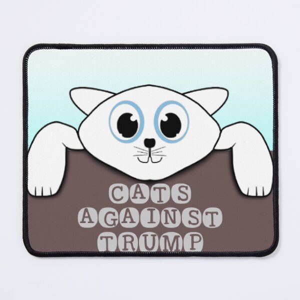 Item preview, CATS AGAINST TRUMP STICKERS designed and sold by Nyome Afrique Art & Designs .