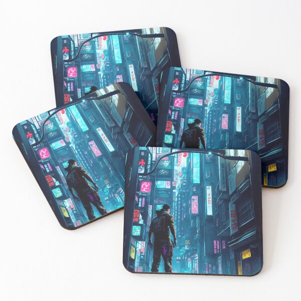Item preview, Neon Tokyo Nights designed and sold by FantasyVisions.
