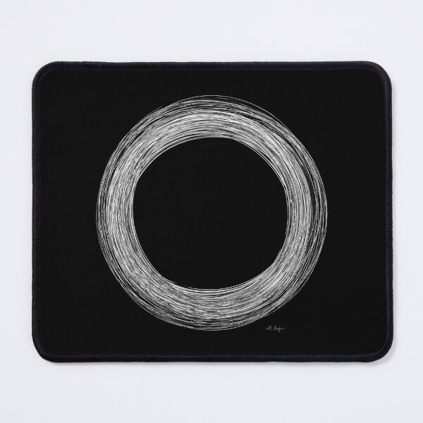 Item preview, Black And White Enso 4 Circle Style Art designed and sold by Sharon Cummings Art.