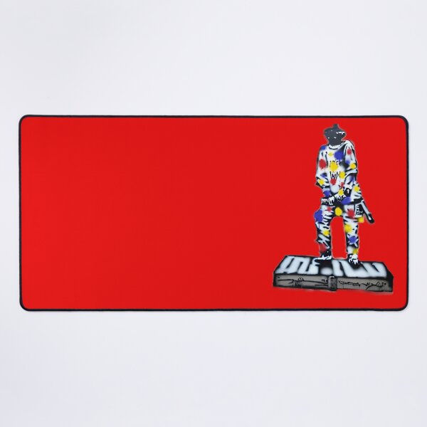 Item preview, Harlequin Truffaldino Street Art Graffiti Banksy Inspired (Red) designed and sold by Talia Felix.