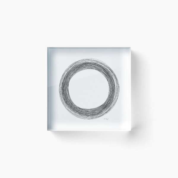 Item preview, Black And White Enso Circles Art 3 designed and sold by Sharon Cummings Art.