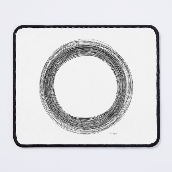 Item preview, Black And White Enso Circles Art 3 designed and sold by Sharon Cummings Art.