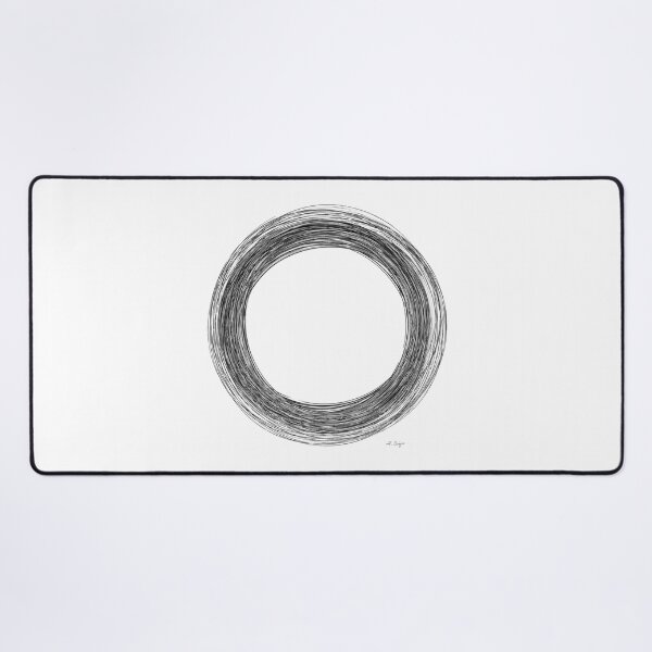 Item preview, Black And White Enso Circles Art 3 designed and sold by Sharon Cummings Art.