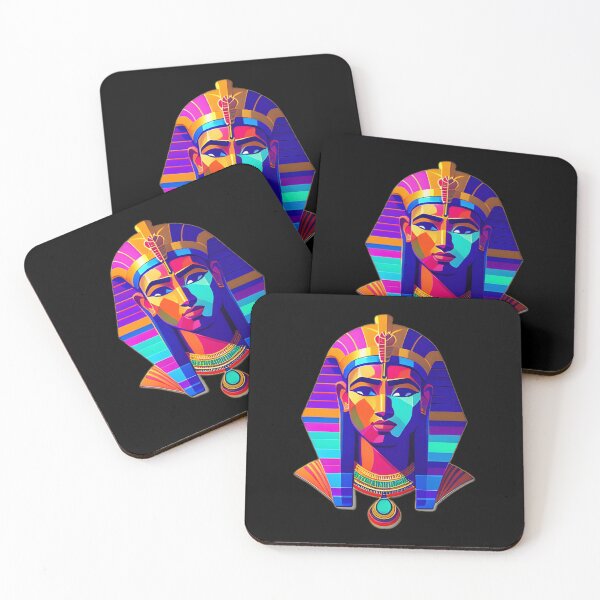 Item preview, colorful illustration of an egyptian woman's face designed and sold by Enga6.