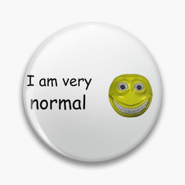 Item preview, I Am Very Normal Bumper Sticker designed and sold by casserolestan.