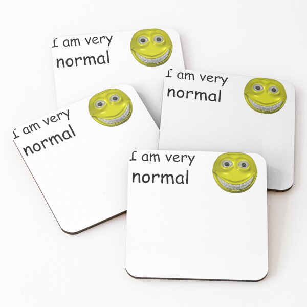 Item preview, I Am Very Normal Bumper Sticker designed and sold by casserolestan.
