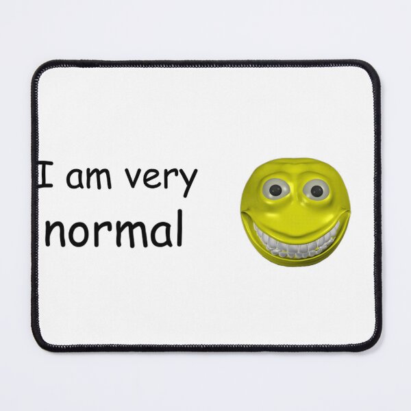 Item preview, I Am Very Normal Bumper Sticker designed and sold by casserolestan.