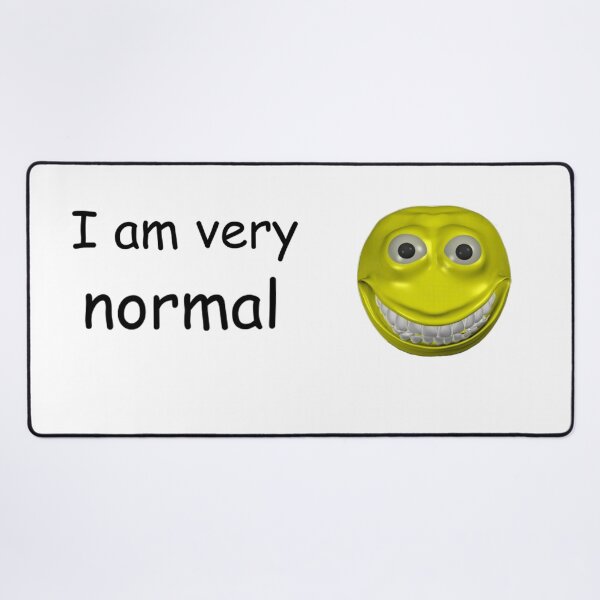 Item preview, I Am Very Normal Bumper Sticker designed and sold by casserolestan.