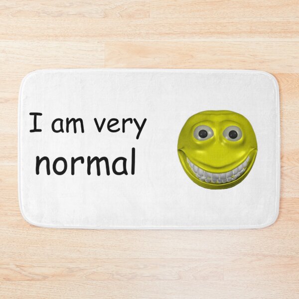 Item preview, I Am Very Normal Bumper Sticker designed and sold by casserolestan.