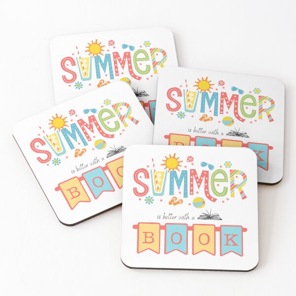 Item preview, Summer is better with a book designed and sold by Lyoubi.