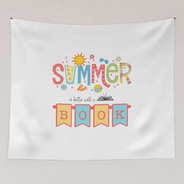 Item preview, Summer is better with a book designed and sold by Lyoubi.